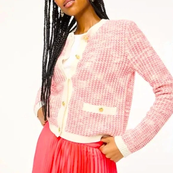 J CREW Popcorn Stitch Cardigan Sweater - Picture 5 of 14